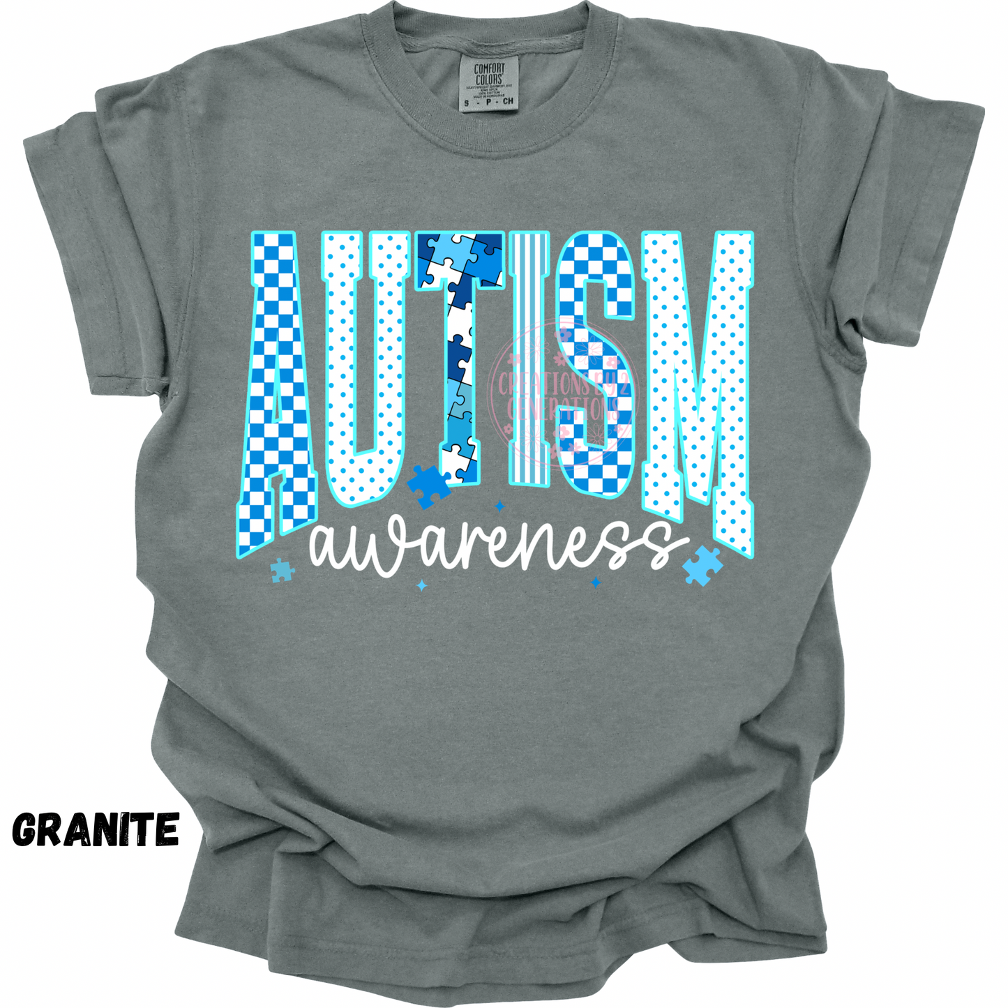 AUTISM AWARENESS BLUE & WHITE PREORDER
