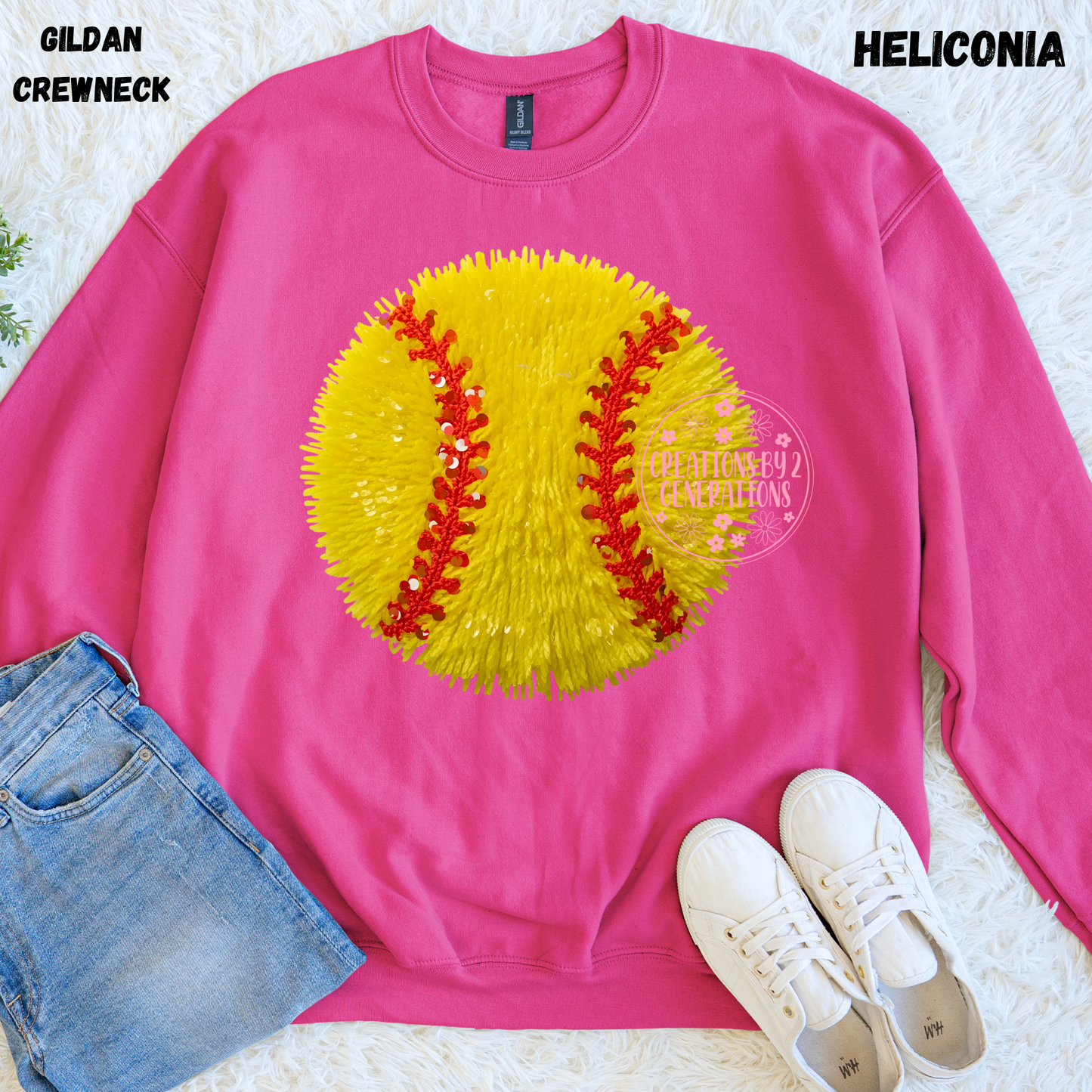 FAUX TEXTURED SOFTBALL PREORDER