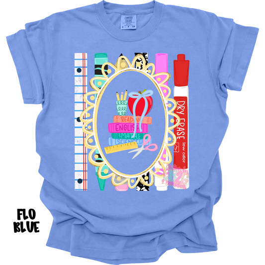 SCHOOL SUPPLIES WITH FRAME PREORDER