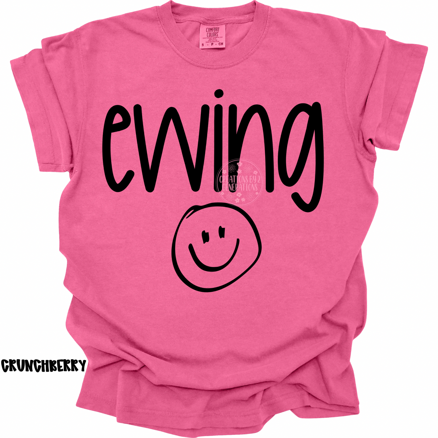 EWING WITH SMILEY FACE BLACK PREORDER
