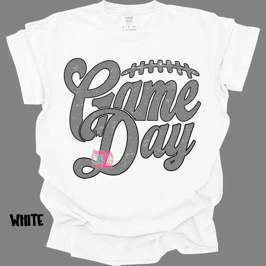 GAME DAY GREY FOOTBALL STITCHES PREORDER (YOUTH)