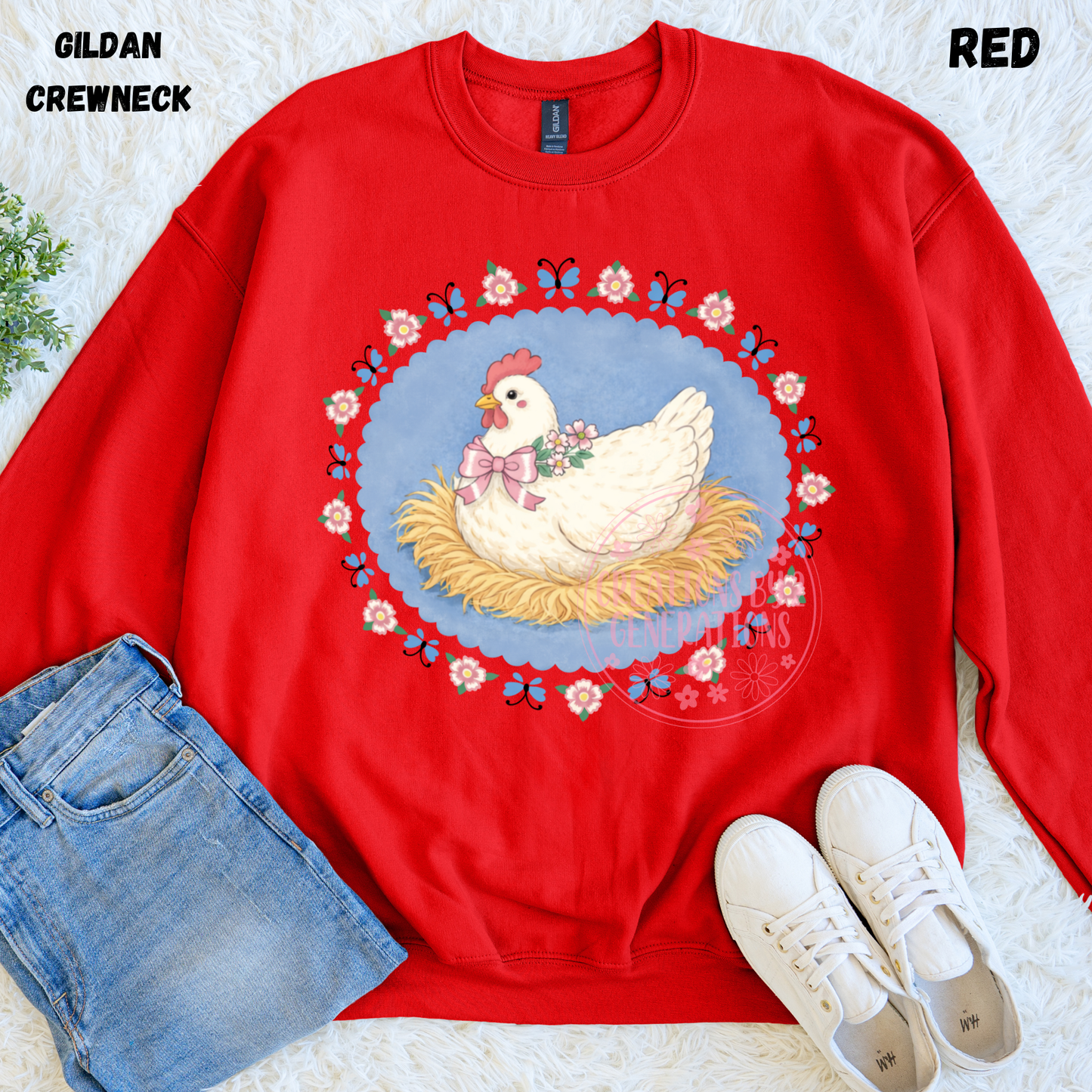 WHITE HEN ON NEST PREORDER
