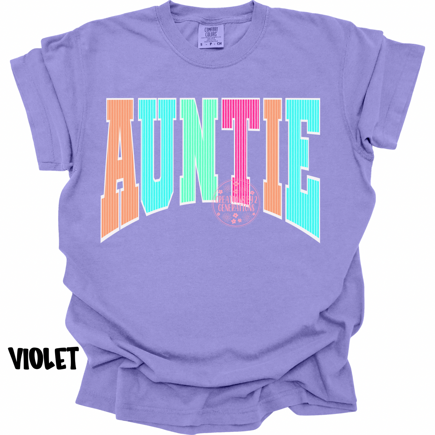 AUNTIE MULTICOLORED VARSITY PREORDER