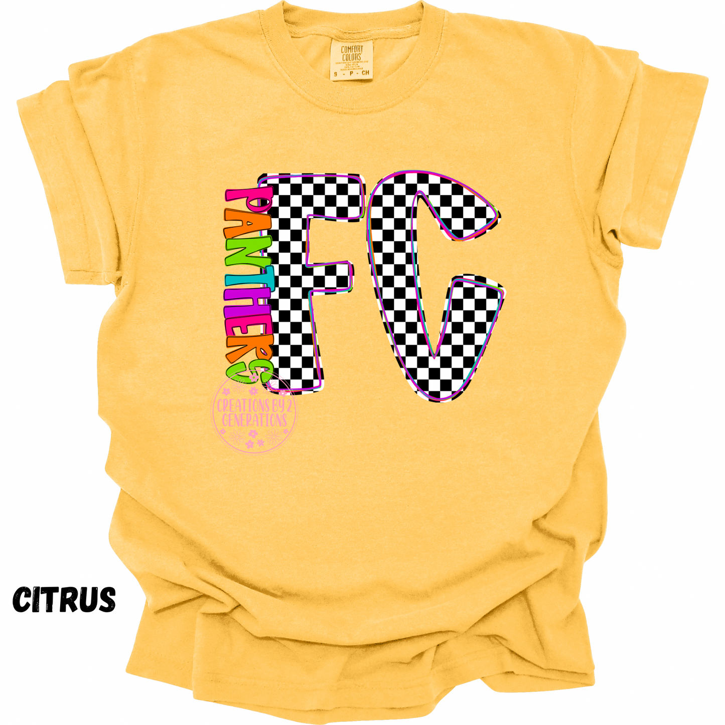 FC PANTHERS COLORFUL & CHECKERED