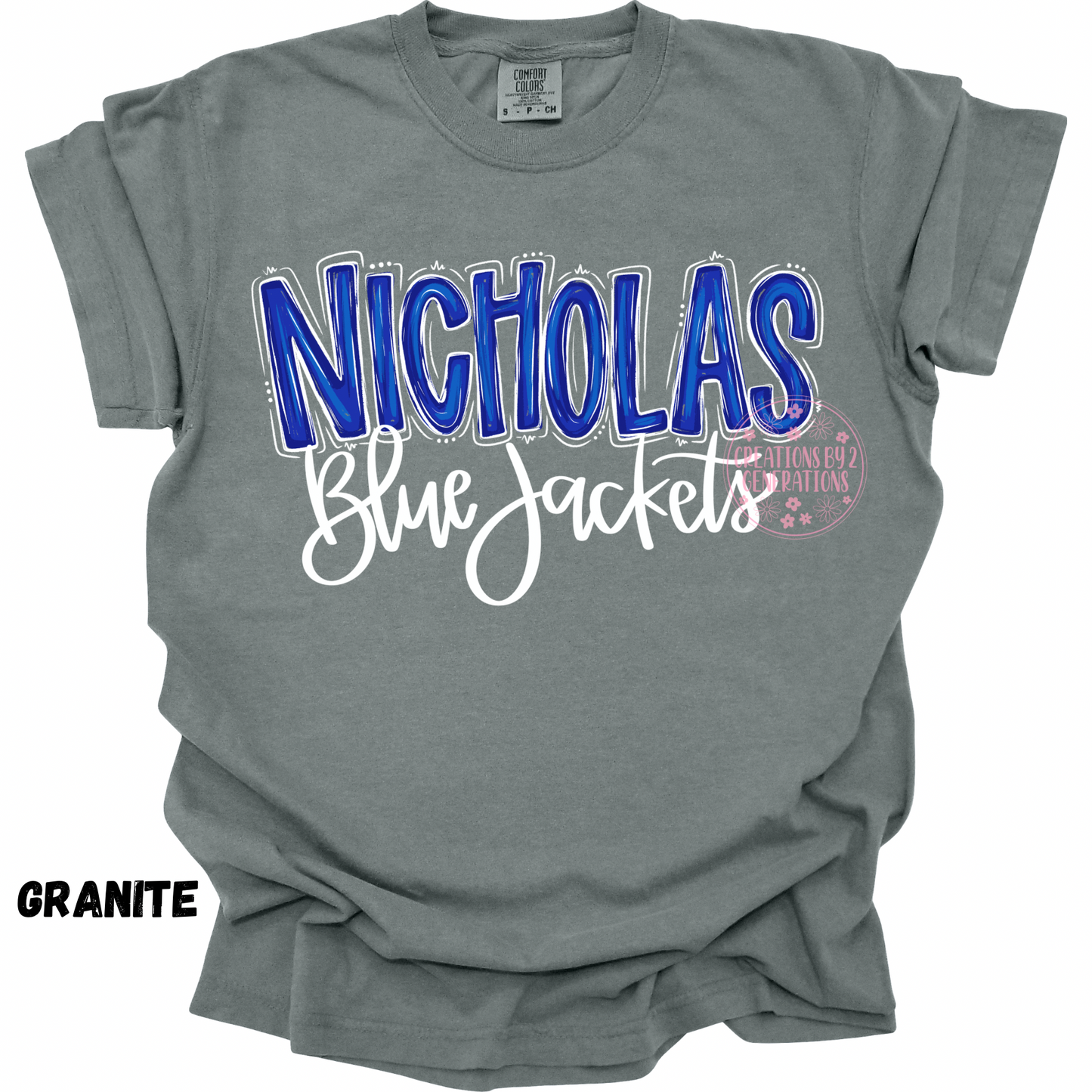 NICHOLAS BLUE JACKETS SKETCH PREORDER
