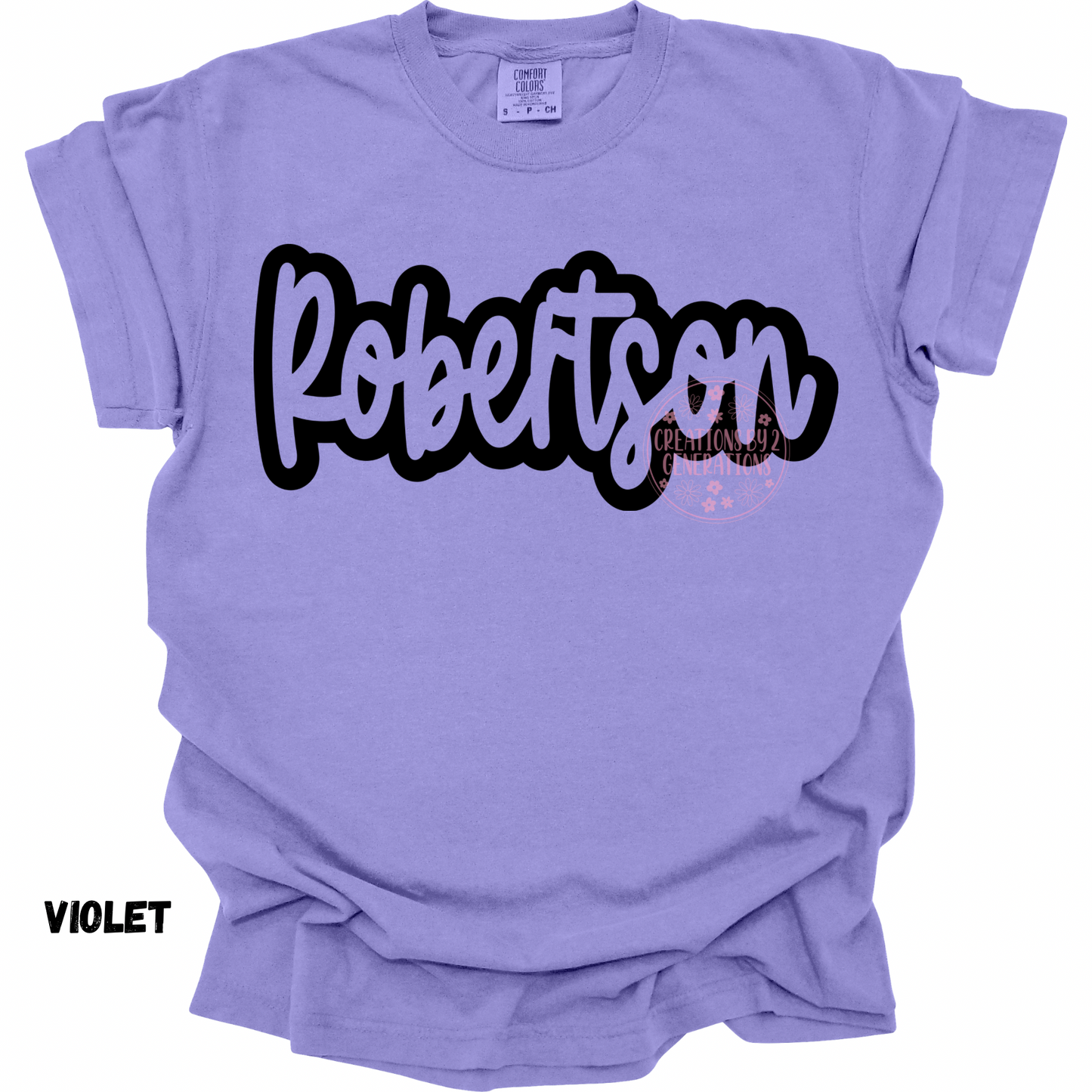 ROBERTSON BLACK CURSIVE PREORDER