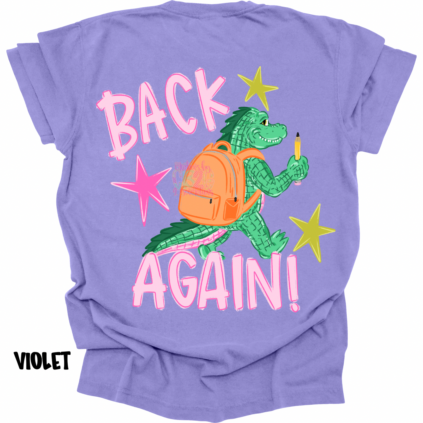 GUESS WHO’S BACK (FRONT) BACK AGAIN! (BACK) PINK/GREEN PREORDER (YOUTH)