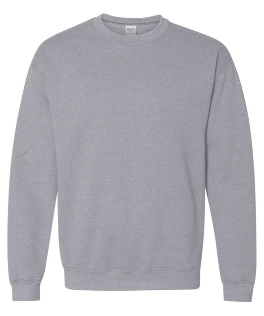 MEDIUM SPORT GREY GILDAN-HEAVY BLEND CREWNECK SWEATSHIRT
