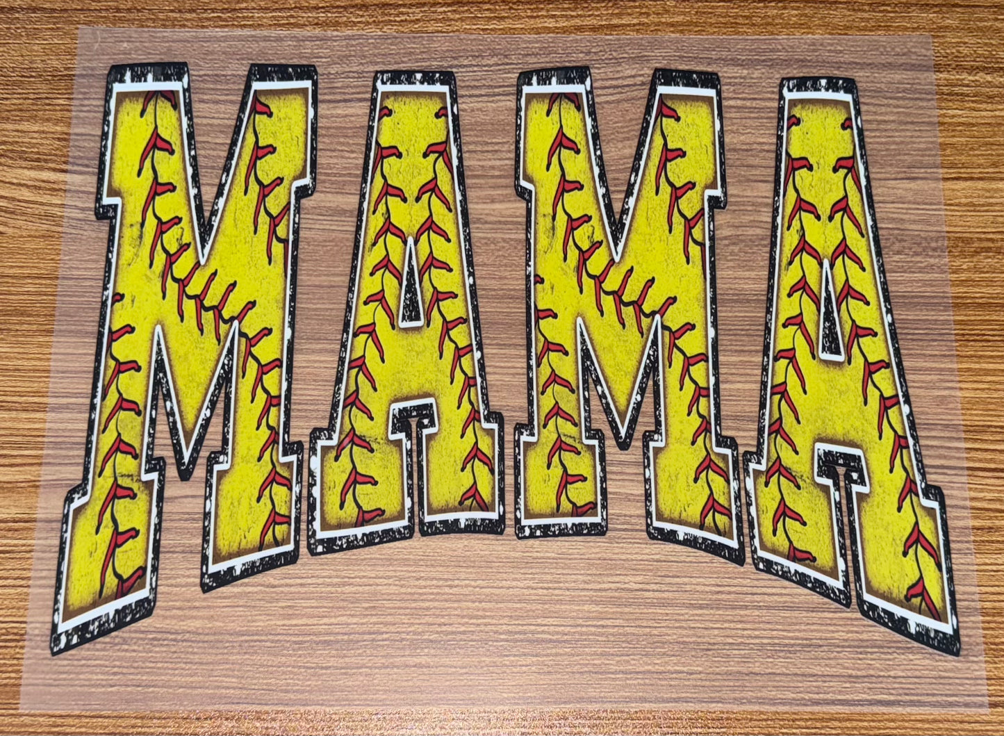 MAMA SOFTBALL LETTERS PRINT