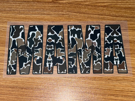 MAMA DARK CAMO PRINT