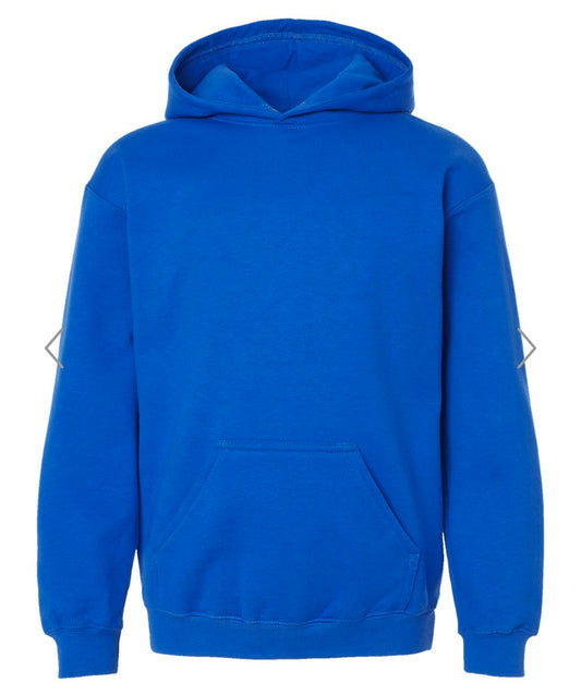 YOUTH SMALL ROYAL TULTEX - YOUTH HOODED SWEATSHIRT - 320Y