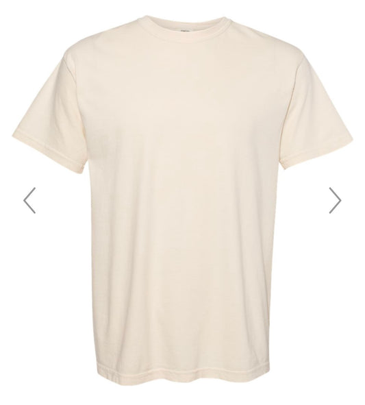 2X IVORY COMFORT COLORS-GARMENT-DYED HEAVYWEIGHT T-SHIRT-1717