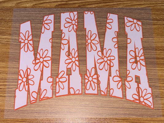 MAMA WITH FLOWERS PRINT