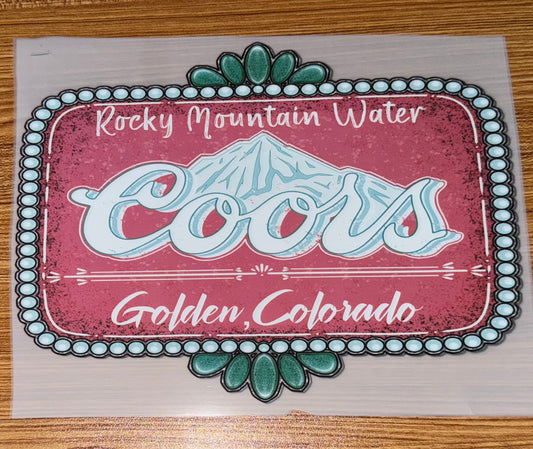 ROCKY MOUNTAIN WATER PRINT