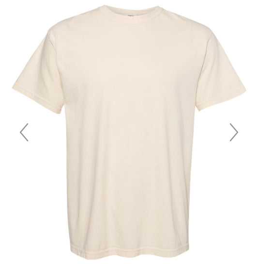 MEDIUM IVORY COMFORT COLORS - GARMENT-DYED HEAVYWEIGHT T-SHIRT - 1717