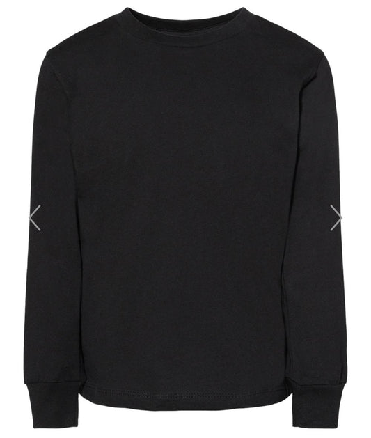 5T BLACK BELLA + CANVAS - TODDLER JERSEY LONG SLEEVE TEE - 3501T