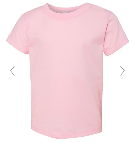 4T PINK BELLA + CANVAS - TODDLER JERSEY TEE - 3001T