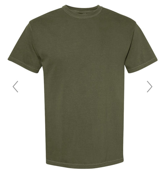 MEDIUM SAGE COMFORT COLORS-GARMENT-DYED HEAVYWEIGHT T-SHIRT-1717