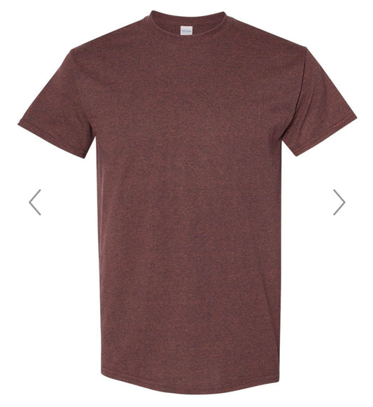 2X RUSSET GILDAN - HEAVY COTTON T-SHIRT 5000