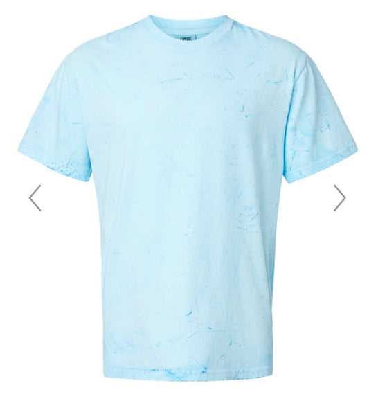 2X FIJI BLUE COMFORT COLORS - COLORBLAST HEAVYWEIGHT T-SHIRT - 1745