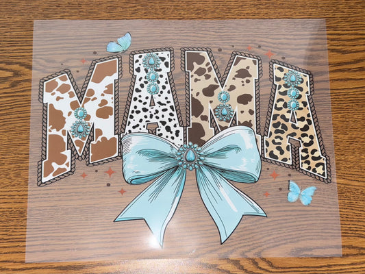 MAMA TURQUOISE AND ANIMAL PRINT