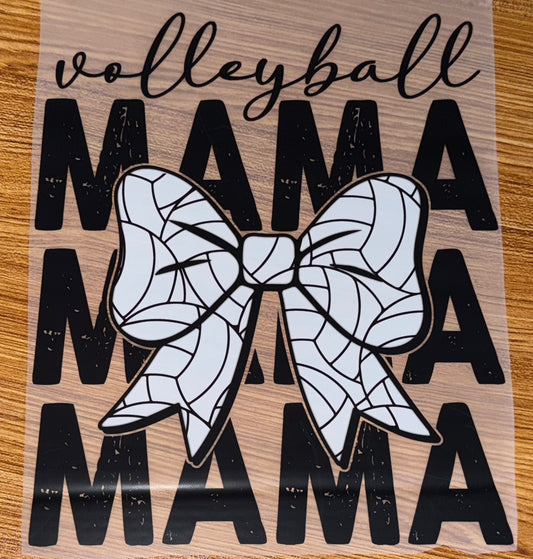 VOLLEYBALL STACKED MAMA (PRINT ONLY)