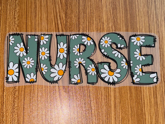 NURSE WITH FLOWERS