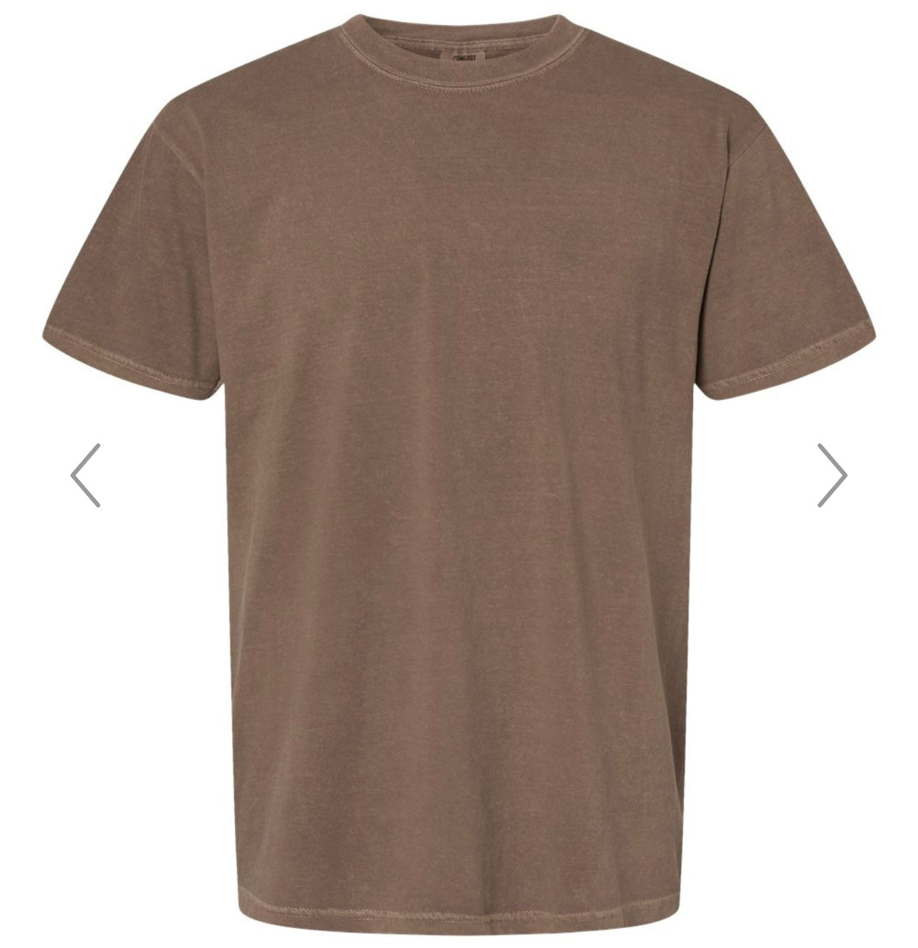 XL ESPRESSO COMFORT COLORS-GARMENT-DYED HEAVYWEIGHT T-SHIRT-1717