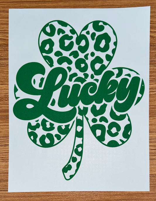 LUCKY GREEN LEOPARD PRINT