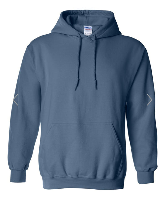 XL INDIGO GILDAN - HEAVY BLEND HOODED SWEATSHIRT - 18500