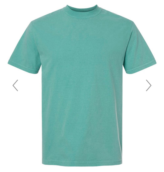 2X SEAFOAM COMFORT COLORS-GARMENT-DYED HEAVYWEIGHT T-SHIRT-1717
