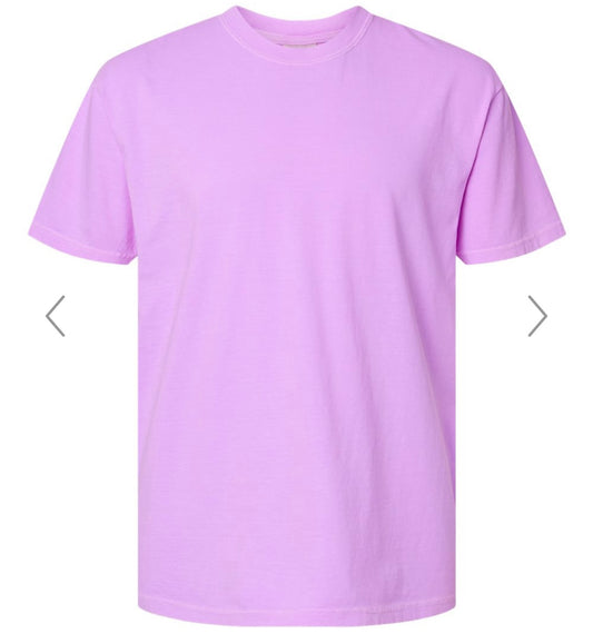MEDIUM NEON VIOLET COMFORT COLORS-GARMENT-DYED HEAVYWEIGHT T-SHIRT-1717