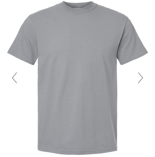 LARGE GRANITE COMFORT COLORS - GARMENT-DYED HEAVYWEIGHT T-SHIRT - 1717