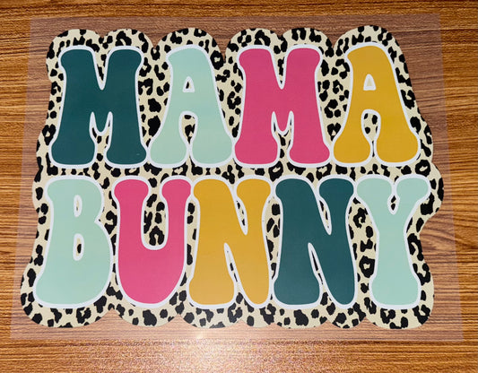MAMA BUNNY WITH LEOPARD PRINT