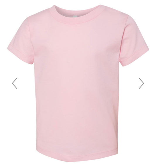 3T PINK BELLA + CANVAS - TODDLER JERSEY TEE - 3001T