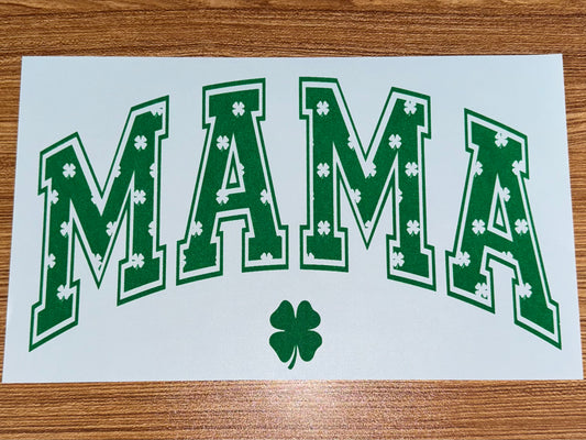 MAMA GREEN SHAMROCK PRINT