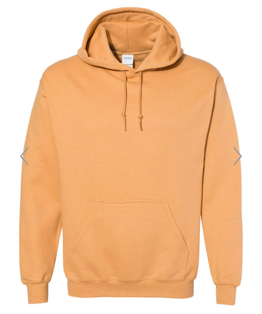 MEDIUM OLD GOLD GILDAN - HEAVY BLEND HOODED SWEATSHIRT - 18500