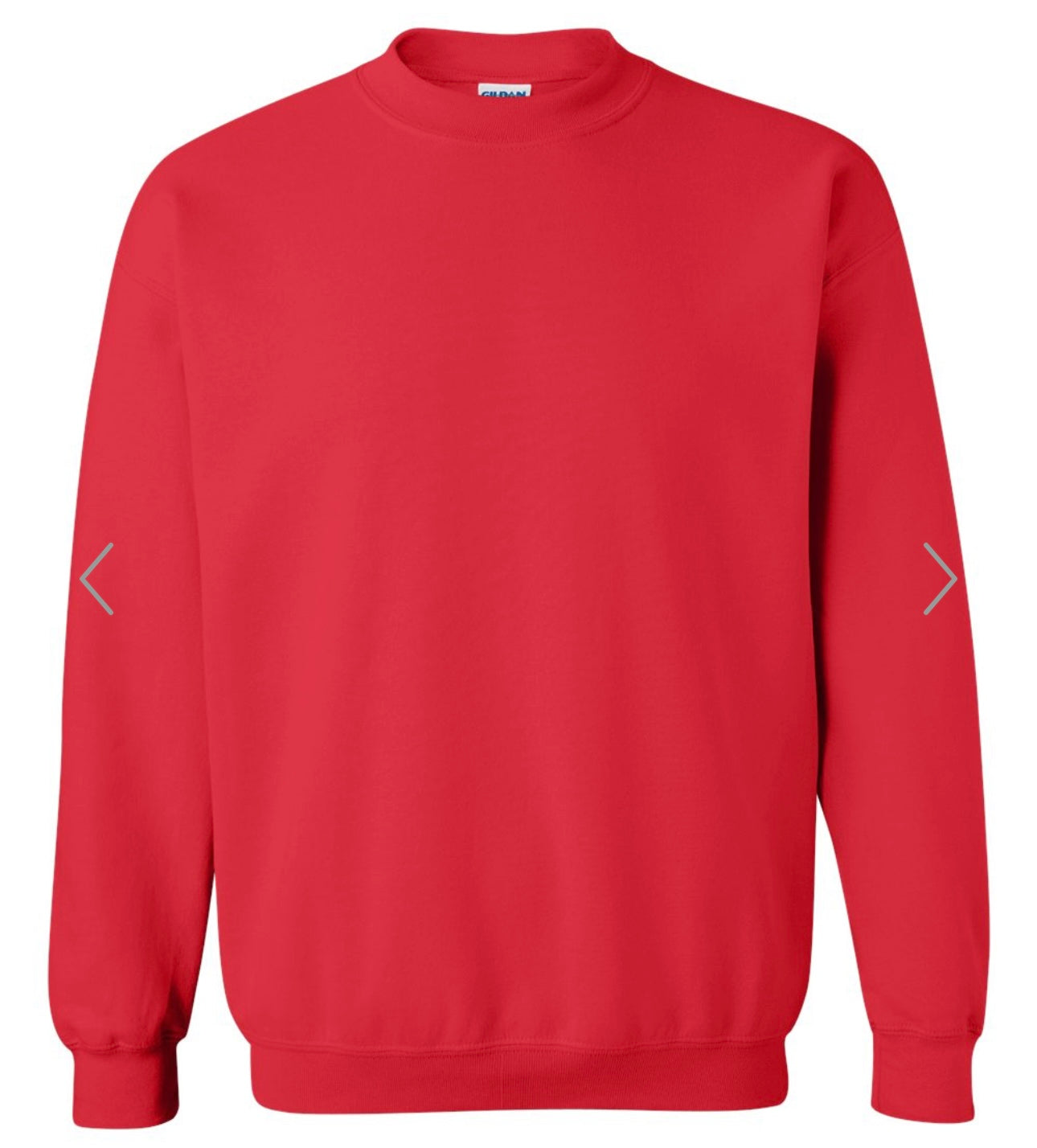 2X RED GILDAN-HEAVY BLEND CREWNECK SWEATSHIRT