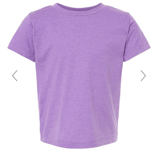4T HEATHER TEAM PURPLE BELLA + CANVAS - TODDLER JERSEY TEE - 3001T