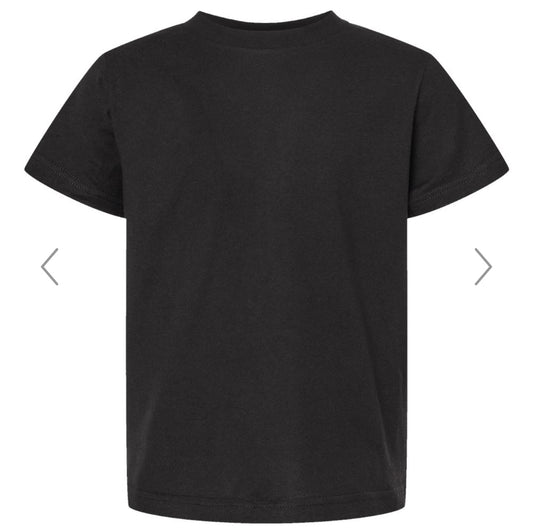 YOUTH XS BLACK TULTEX - YOUTH FINE JERSEY T-SHIRT - 235