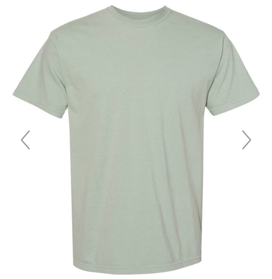 LARGE BAY COMFORT COLORS-GARMENT-DYED HEAVYWEIGHT T-SHIRT-1717