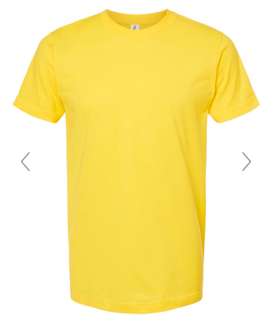 MEDIUM SUNSHINE TULTEX FINE JERSEY T-SHIRT - 202
