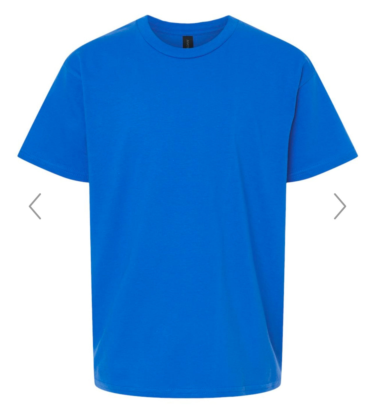 YOUTH MEDIUM ROYAL GILDAN - SOFTSTYLE YOUTH T-SHIRT - 64000B