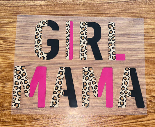 GIRL MAMA PINK/BLACK/LEOPARD PRINT