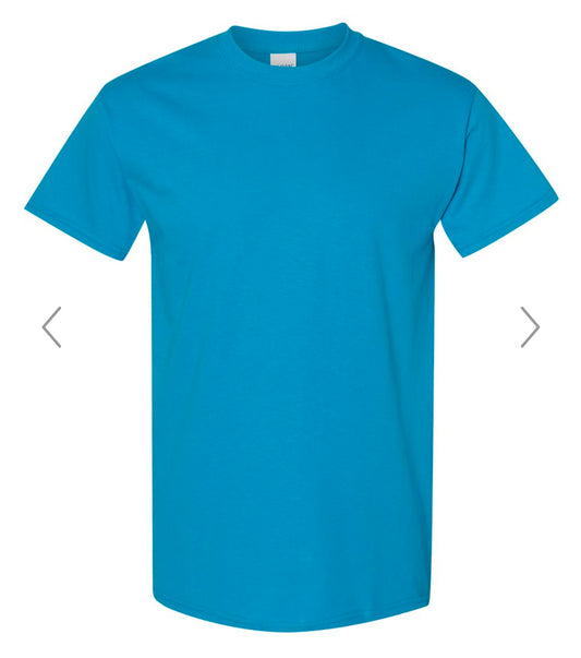 2X SAPPHIRE GILDAN - HEAVY COTTON T-SHIRT 5000
