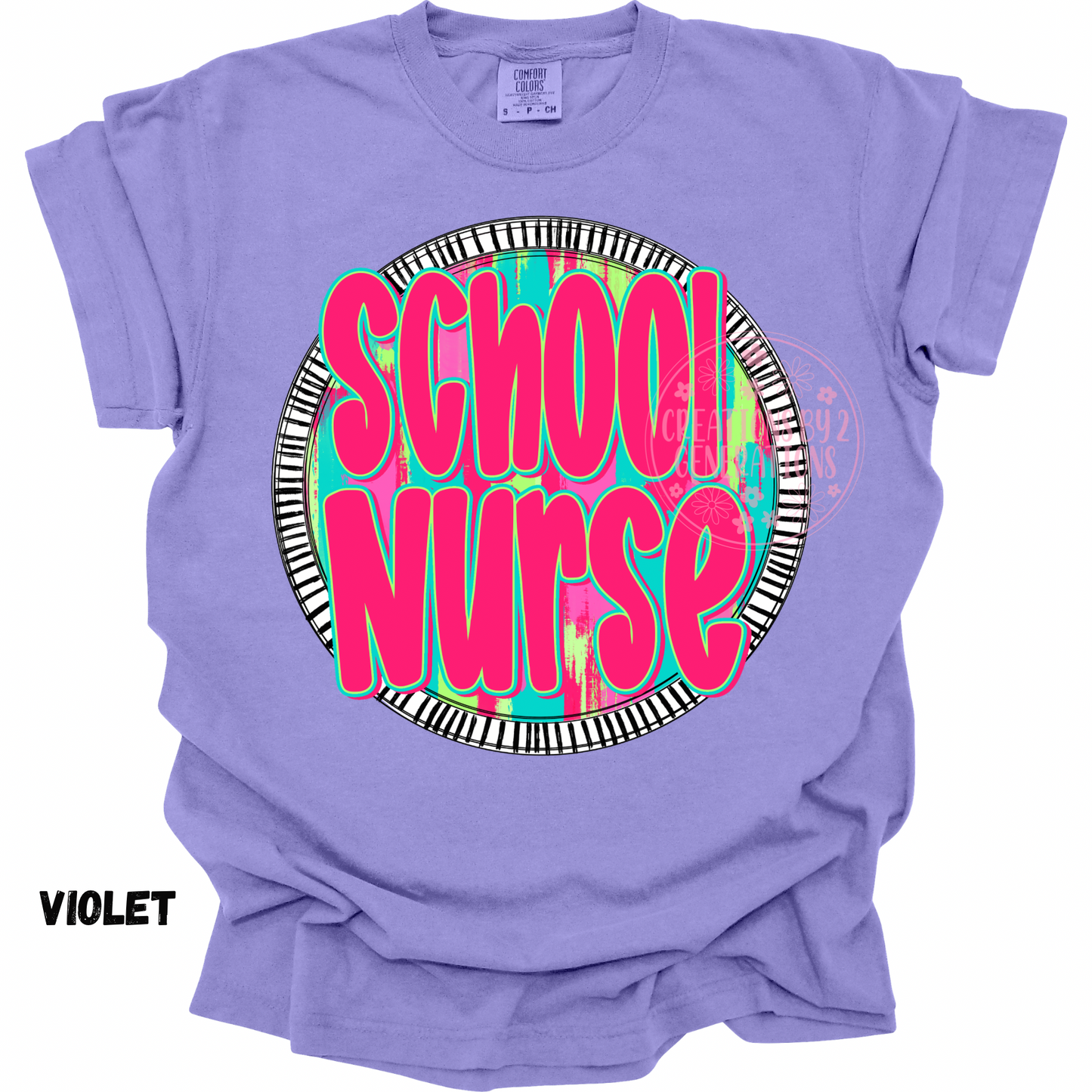 SCHOOL NURSE NEON CIRCLE PREORDER