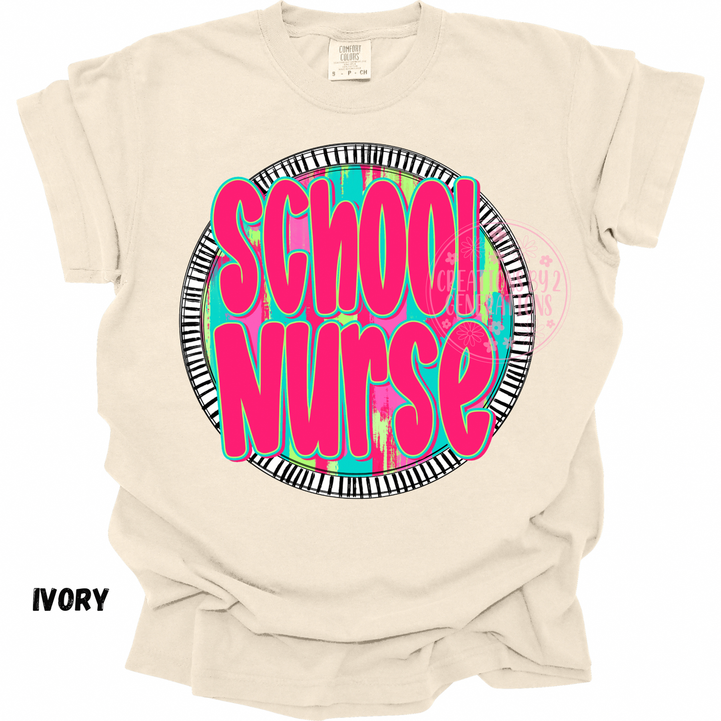 SCHOOL NURSE NEON CIRCLE PREORDER
