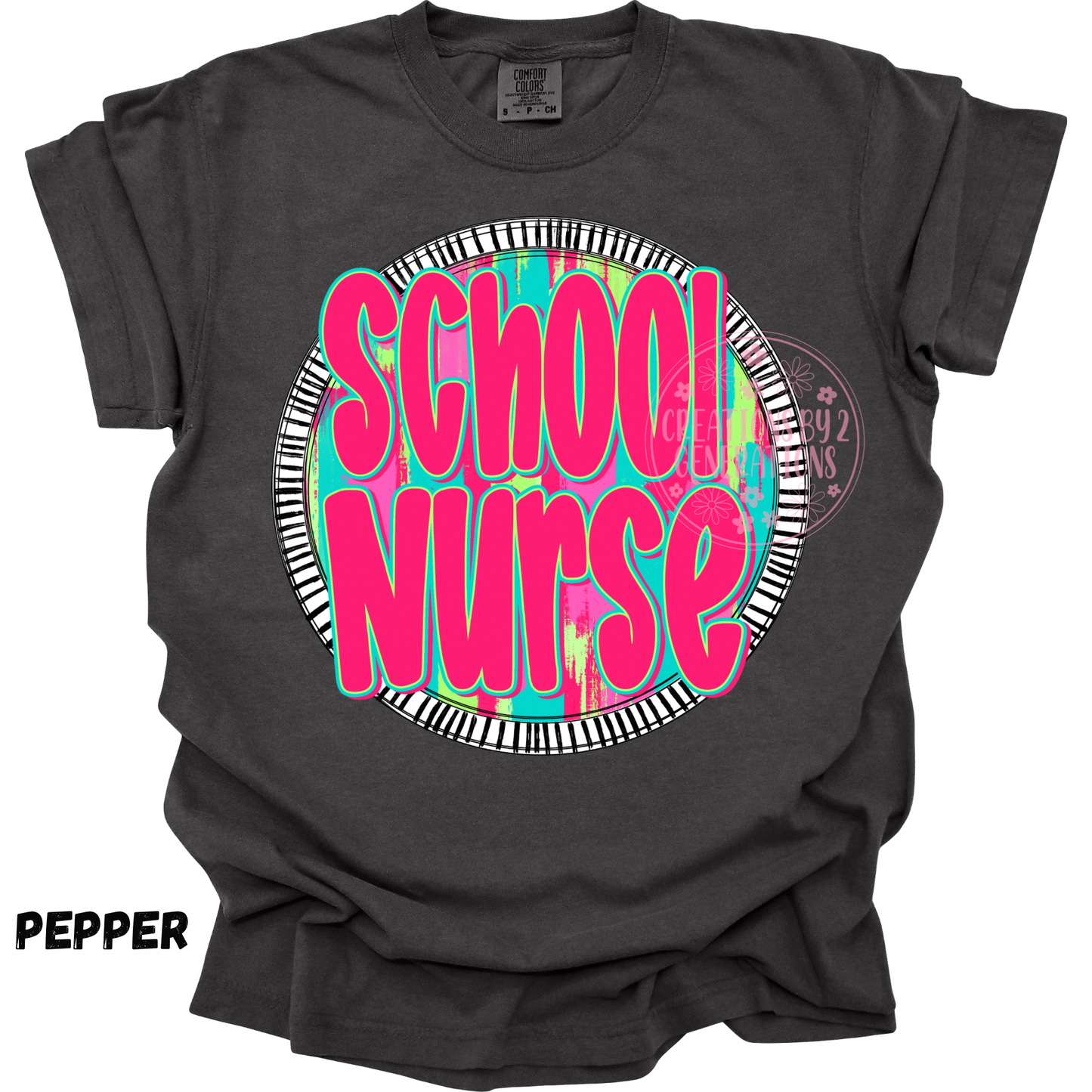 SCHOOL NURSE NEON CIRCLE PREORDER
