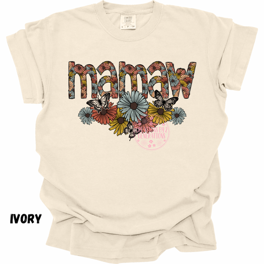 MAMAW FLOWER & BUTTERFLY PREORDER