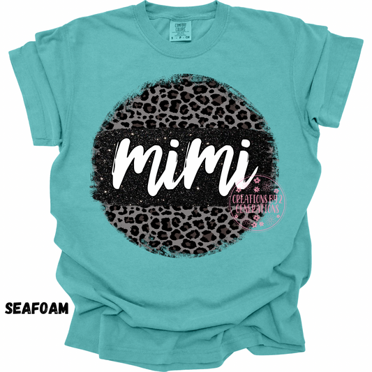 MIMI BLACK LEOPARD CIRCLE PREORDER